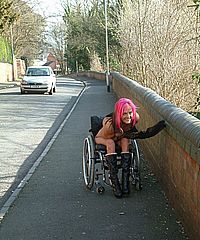 Disabled Public Nudity - Leah Caprice