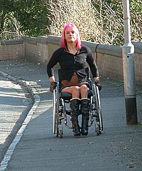 Disabled Public Nudity - Leah Caprice