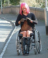 Disabled Public Nudity - Leah Caprice